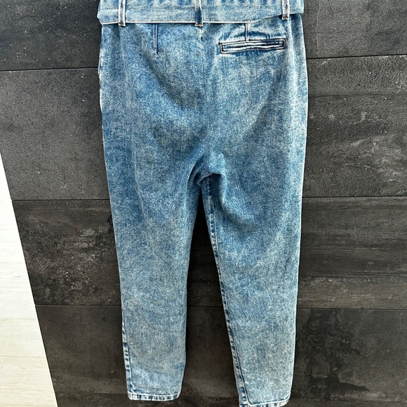 Sezane Austin Paper Bag High Waist Jeans Size 38 - Picture 10 of 13